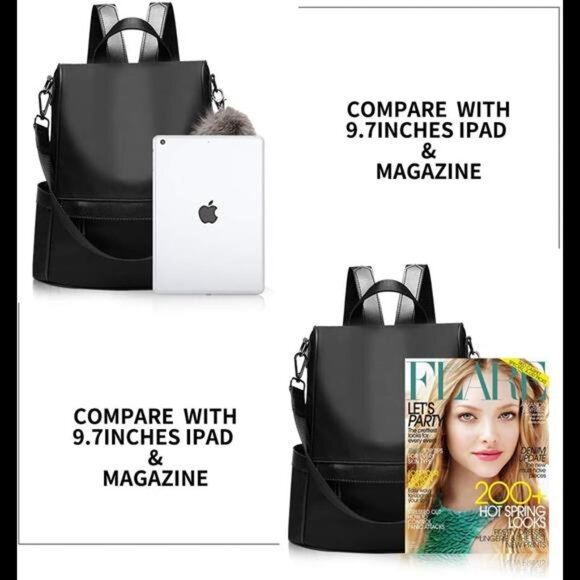 Women Backpack Purse Nylon Anti-theft Casual Lightweight Travel Shoulder Bag main image 4